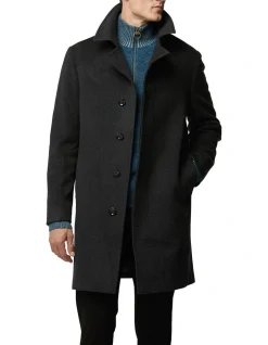 Rodd & Gunn Archers Coat In Granite