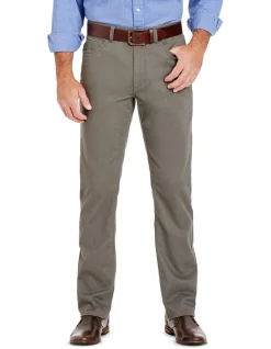 Gazman Stretch Bedford Cord Trouser Green