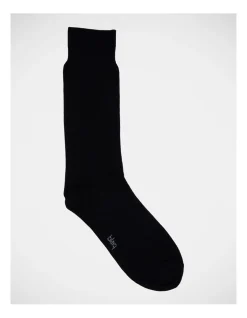 Blaq Cotton Business Sock Black
