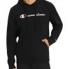 Champion Script Hoodie Black -Coats Sales Store 593879140 1 720x928