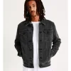 Kenji Brock Denim Jacket Black -Coats Sales Store 660622150 1 2 720x928