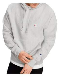 Champion Reverse Weave Hoodie Grey Marle
