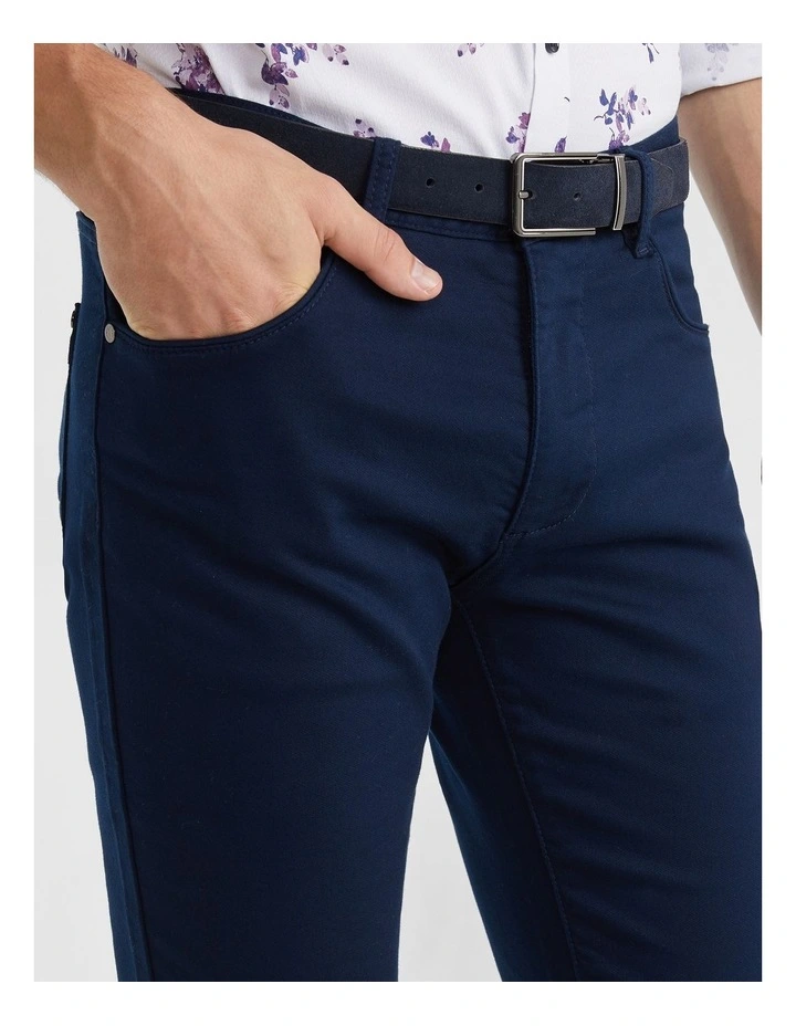 Yd. Nicol Skinny Chinos In Blue 4 Yd. Nicol Skinny Chinos In Blue - Image 3
