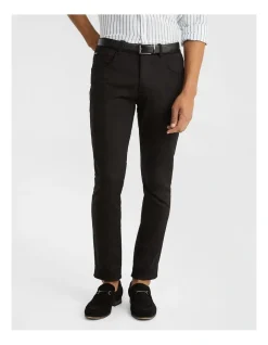 Yd. Nicol Skinny Chinos In Black