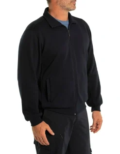 Breakaway Zed Snowy Mt Fleece Jacket Ink Blue