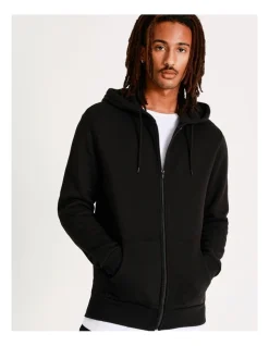 Kenji Mitchell Zip Thru Hoodie Black