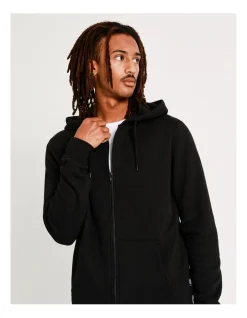 Kenji Mitchell Zip Thru Hoodie Black -Coats Sales Store 751324060 7 720x928