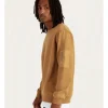 Kenji Ramsay Zip Crew Sweat Mustard