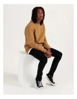Kenji Ramsay Zip Crew Sweat Mustard -Coats Sales Store 751324780 5 720x928