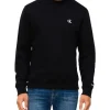 Calvin Klein Jeans Ck Essential Sweatshirt Black -Coats Sales Store 751601350 1 720x928