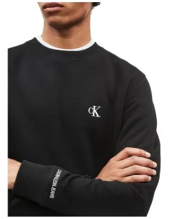 Calvin Klein Jeans Ck Essential Sweatshirt Black -Coats Sales Store 751601350 5 2 720x928