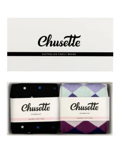 Chusette Men's Socks Gift Pack. Patterned Fashion Style