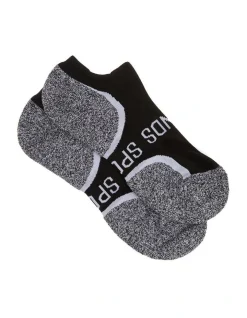 Bonds Ultimate Comfort Low Cut Sock 2 Pack In Black