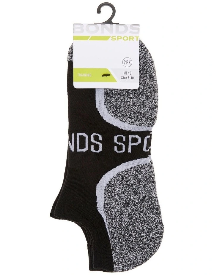 Bonds Ultimate Comfort Low Cut Sock 2 Pack In Black 4 Bonds Ultimate Comfort Low Cut Sock 2 Pack In Black - Image 2