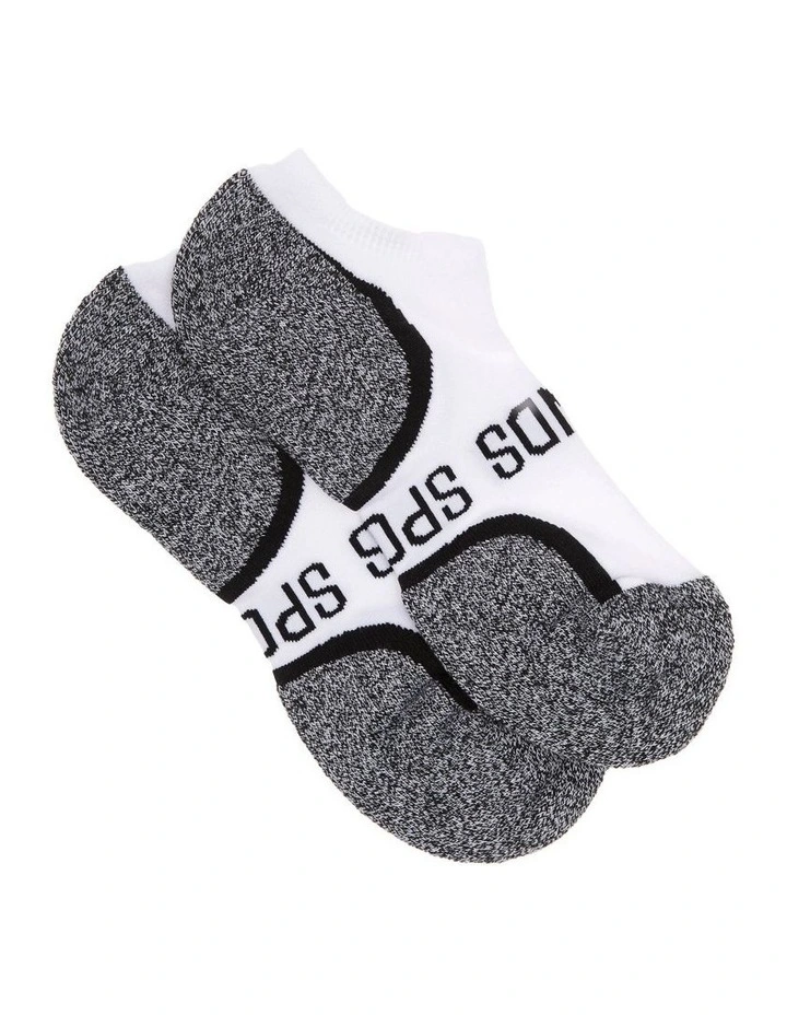 Bonds Ultimate Comfort Low Cut Sock 2 Pack In White 3 Bonds Ultimate Comfort Low Cut Sock 2 Pack In White