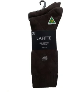 Lafitte Tough Toe Cotton Socks Brown 2 Pack 5 Lafitte Tough Toe Cotton Socks Brown 2 Pack -Coats Sales Store 786674620 2 720x928