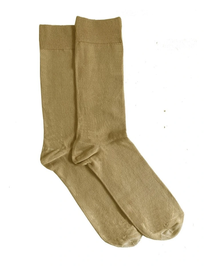 Lafitte Tough Toe Cotton Mercerised Socks Stone 2 Pack 3 Lafitte Tough Toe Cotton Mercerised Socks Stone 2 Pack