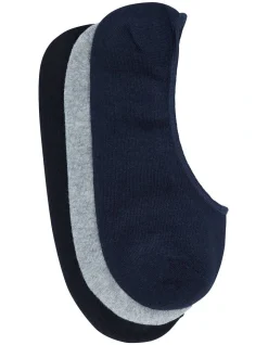 Yd. Super Invisible 3 Pack Socks