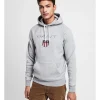 Gant Shield Sweat Hoodie In Grey Marle -Coats Sales Store 796765330 1 720x928