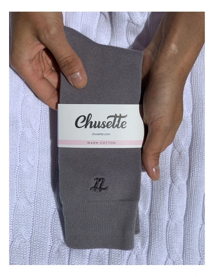 Chusette Men's Socks In Dark Grey - 10 Pack 3 Chusette Men's Socks In Dark Grey - 10 Pack