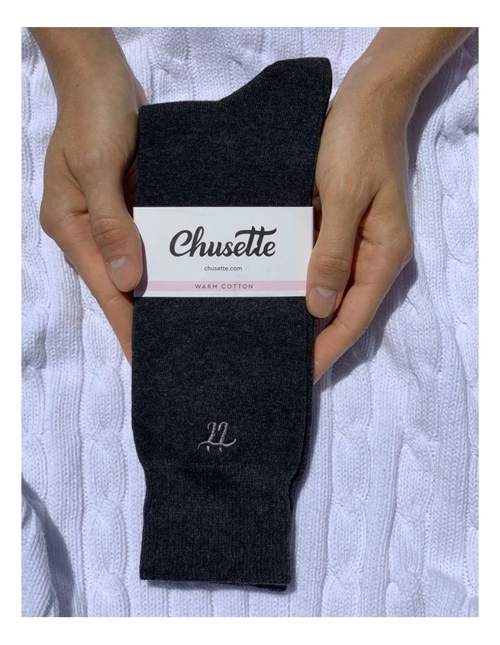 Chusette Men's Socks In Black 10 Pack 4 Chusette Men's Socks In Black 10 Pack - Image 2