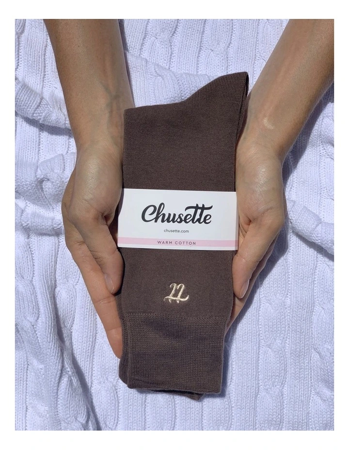 Chusette Men's Socks In Brown 10 Pack 4 Chusette Men's Socks In Brown 10 Pack - Image 2