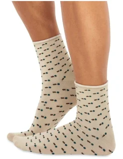 Chusette Men's Socks In Beige Balls 12 Pack