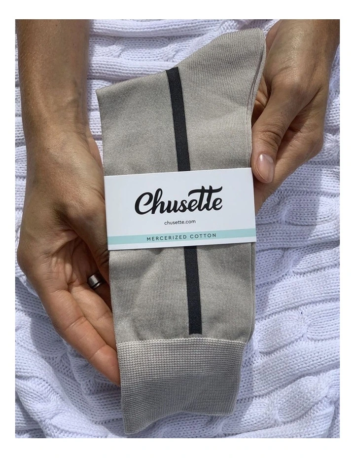 Chusette Men's Socks In Light Grey 10 Pack 4 Chusette Men's Socks In Light Grey 10 Pack - Image 2