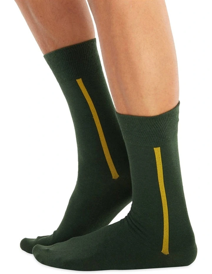 Chusette Men's Socks In Green 10 Pack 3 Chusette Men's Socks In Green 10 Pack