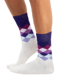 Chusette Men's Socks In Purple Velvet 10 Pack