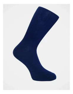 Blaq Cotton Plain Sock Navy -Coats Sales Store 810325900 3 1 720x928