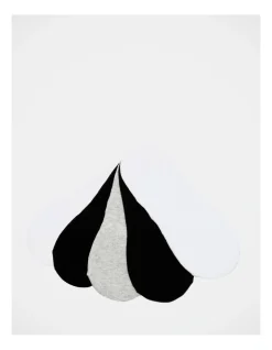 Blaq Pos Sneaker Liner Socks Multi 5 Pack