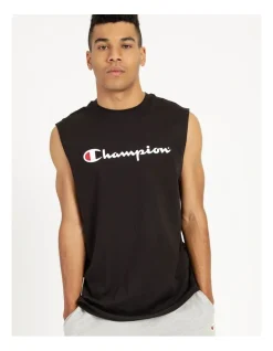 Champion Script Muscle Tank In Black -Coats Sales Store 812554660 3 720x928