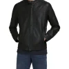 Jack & Jones Warner Faux Leather Jacket Black -Coats Sales Store 814477690 1 720x928