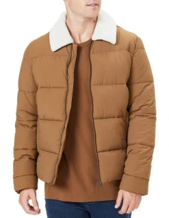 French Connection Sherpa Puffer Jacket