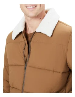 French Connection Sherpa Puffer Jacket -Coats Sales Store 816072760 4 720x928