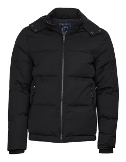 Raging Bull Hooded Puffer Jacket Black -Coats Sales Store 824419990 3 720x928
