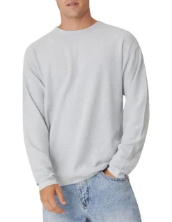 Industrie The Washed Richland Knit In Stone