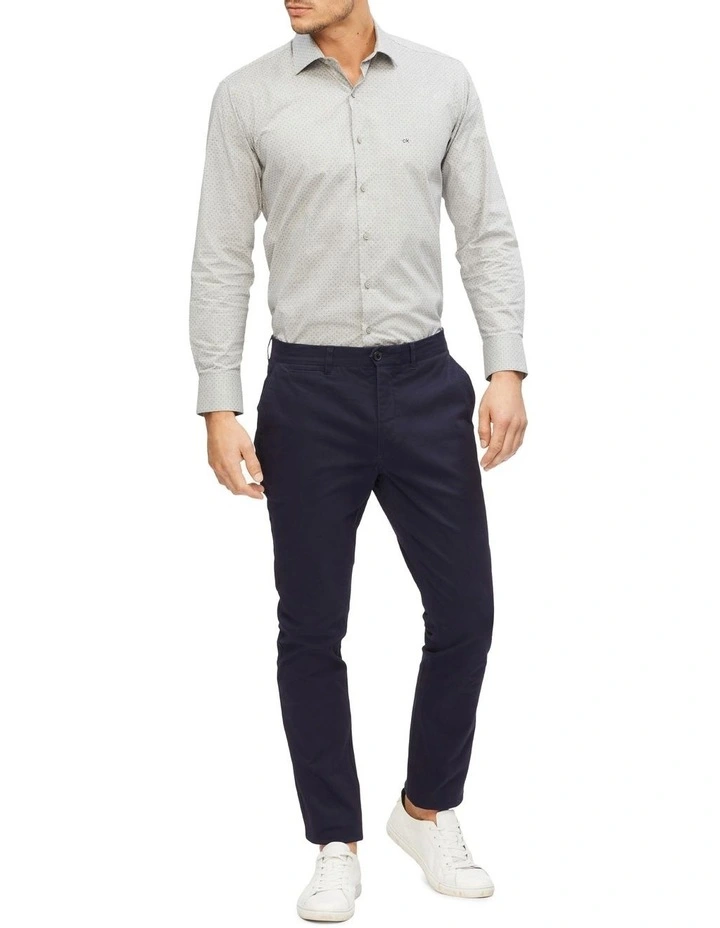 Calvin Klein Sateen Stretch X-Slim Chino Pant Navy 5 Calvin Klein Sateen Stretch X-Slim Chino Pant Navy - Image 3