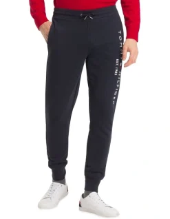 Tommy Hilfiger Basic Branded Sweatpants In Blue