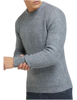 Oxford Leo Soft Crew Neck Knit Grey -Coats Sales Store 843398290 4 720x928