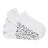Bonds Logo Light No Show Socks 4 Pack In White