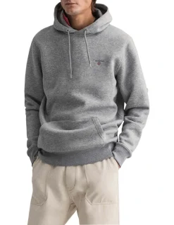 Gant Original Sweat Hoodie In Grey