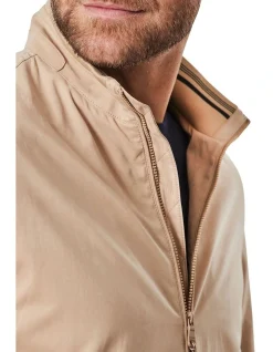 Gazman Soft Touch Harrington Bomber Jacket Tan -Coats Sales Store 847842220 4 720x928
