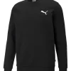Puma Essentials Small Logo Crew Sweat Top Black -Coats Sales Store 852707530 1 720x928