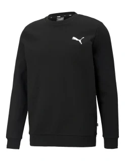 Puma Essentials Small Logo Crew Sweat Top Black