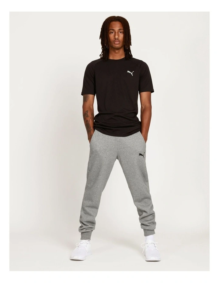Puma ESS Logo Full Length Jogging Pant Grey 4 Puma ESS Logo Full Length Jogging Pant Grey - Image 2