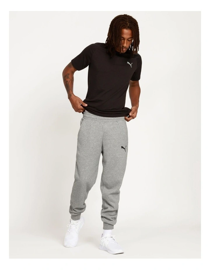 Puma ESS Logo Full Length Jogging Pant Grey 6 Puma ESS Logo Full Length Jogging Pant Grey - Image 4