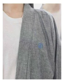 Kodama Apparel Edo Unisex Long Overcoat Denim -Coats Sales Store 853290010 3 720x928