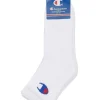 Champion C-Logo Quarter Crew Sport Socks White 3 Pack -Coats Sales Store 856191160 1 720x928
